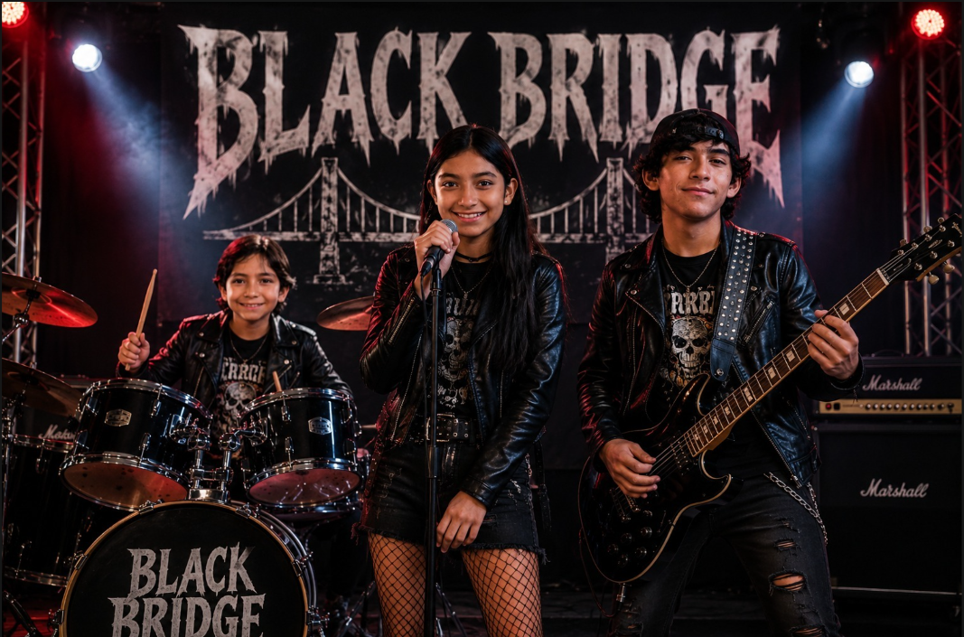 Foto de la banda en vivo
